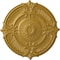 Ekena Millwork Attica Acanthus Leaf Ceiling Medallion (Canopies up to 4 5/8"), 53 1/2"OD x 3 1/2"P, Iridescent Gold CM53ATIGS - alternate 1